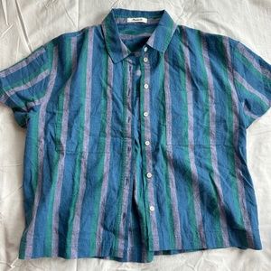 MADEWELL button down, size S, color BLUE